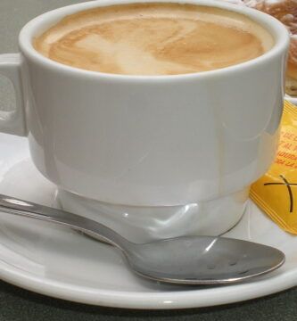 taza de cafe con leche