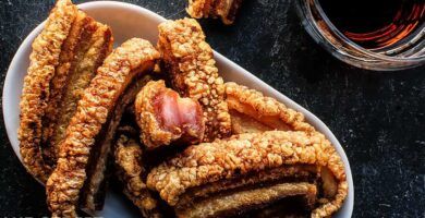 torreznos crujientes y dorados