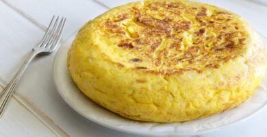 tortilla de patatas fresca