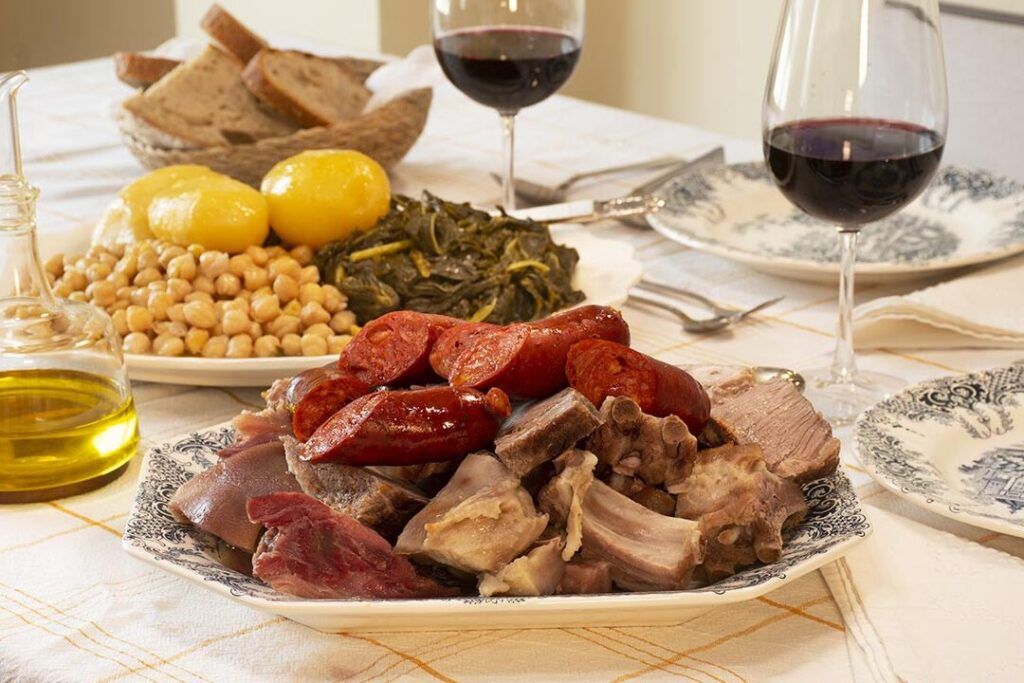 un delicioso cocido gallego