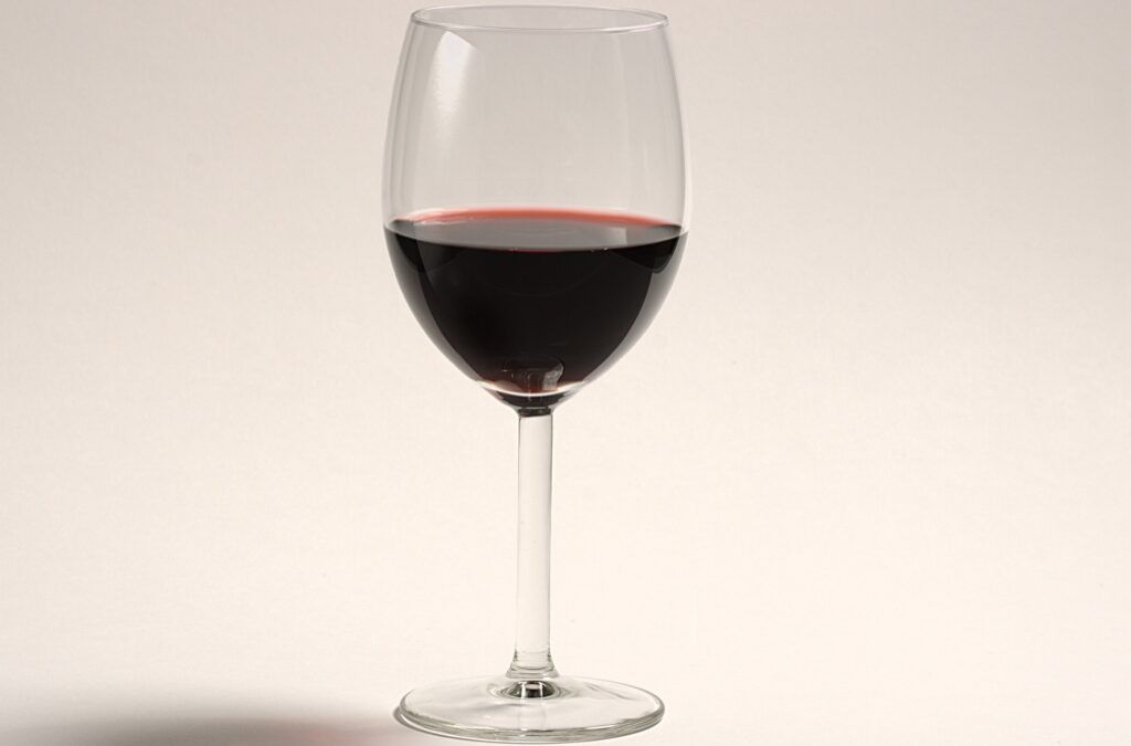 una copa de vino