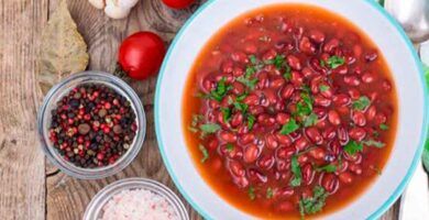 variadas combinaciones de frijoles