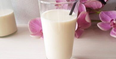 vaso de horchata sin azucar