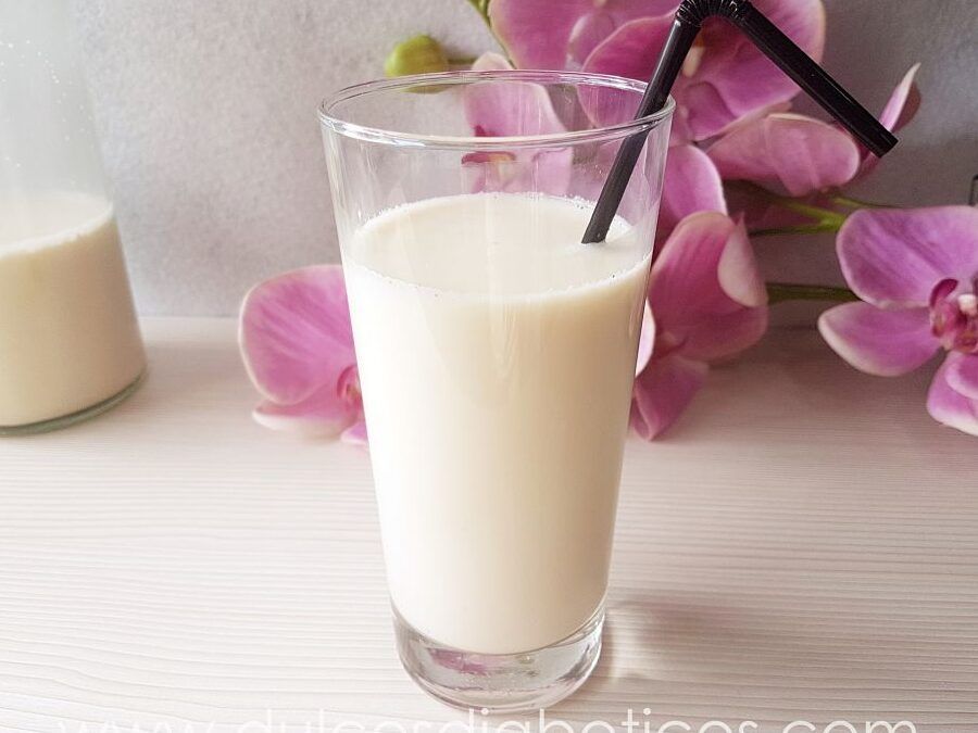 vaso de horchata sin azucar