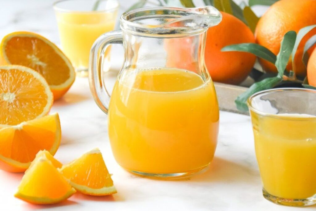 zumo de naranja natural